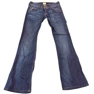Hudson Jeans Womens Size 26 Bootcut Dark Wash Flap Pocket Stretch Denim